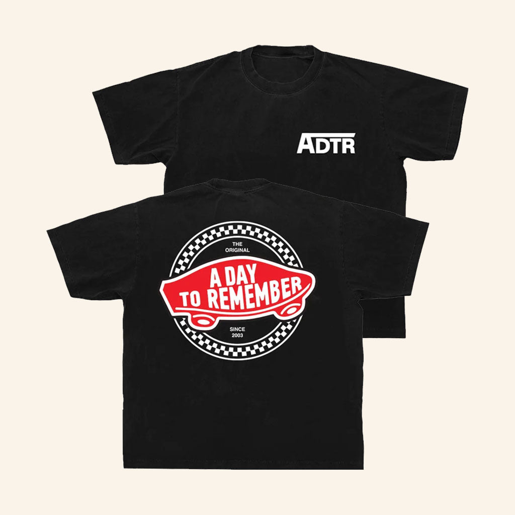 A Day To Remember Merch 2026 ADTR Skate T-Shirt Gift For Rock Band Fans