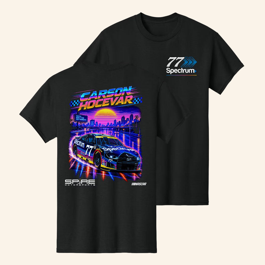 Carson Hocevar Merch 2026 Carson Hocevar Spectrum Car T-Shirt NASCAR Merch Racing Fan Gifts