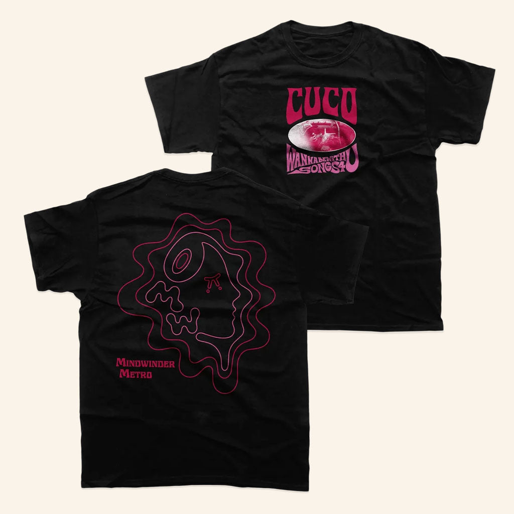 Cuco Merch 2026 Cuco Mindwinder Metro T-Shirt Black Best Gifts For Music Lovers