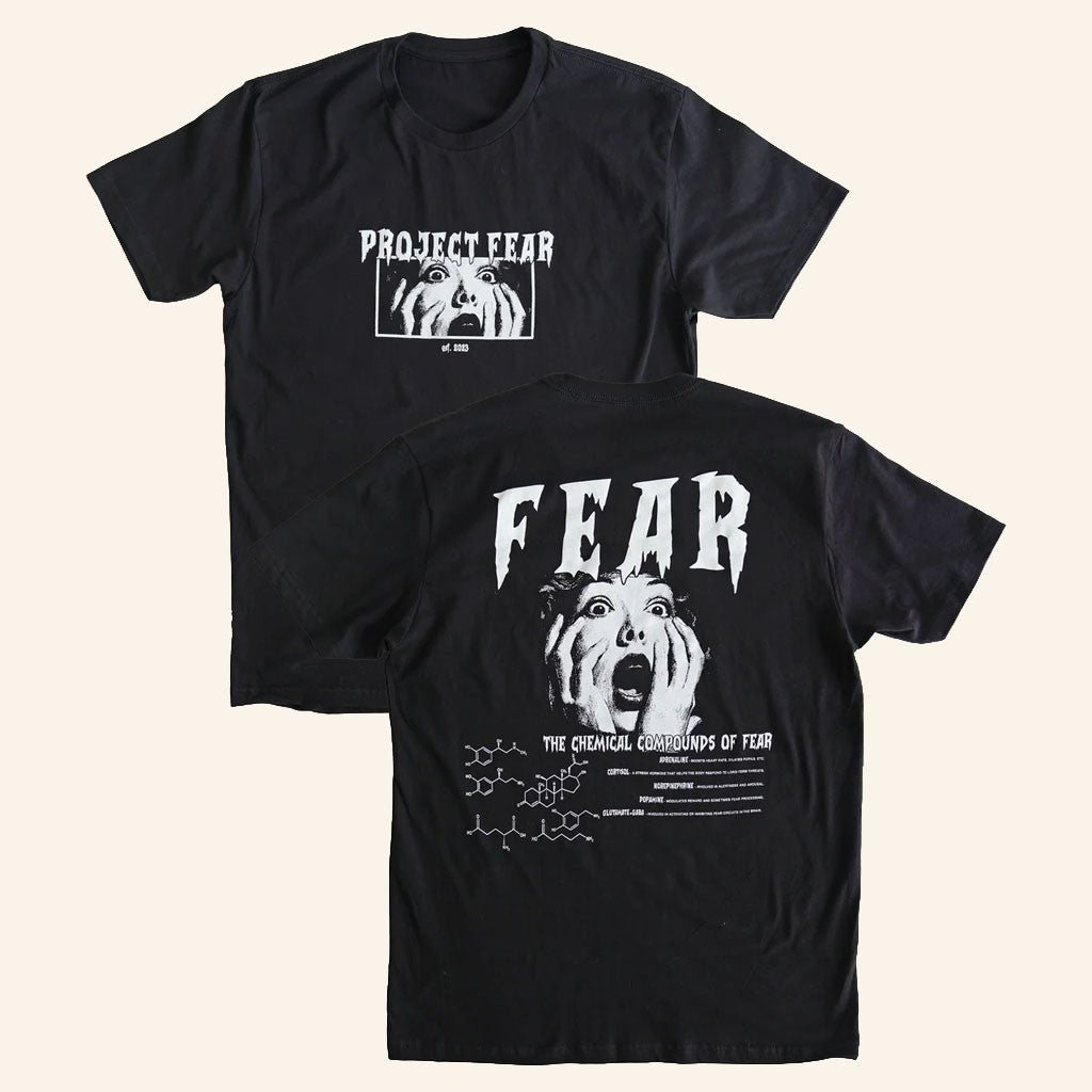 Project Fear Merch 2026 Chemical Fear T-Shirt Black Gift For Paranormal Lovers