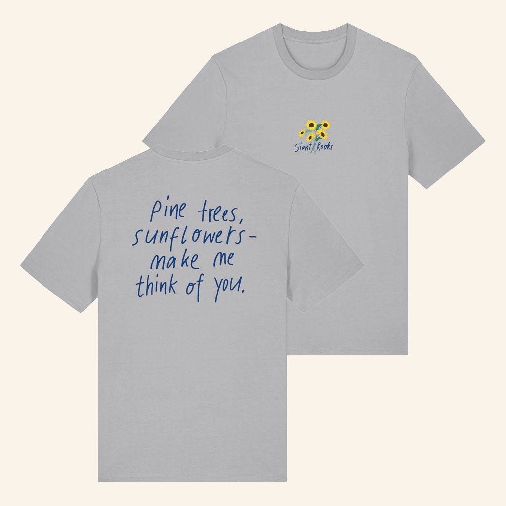 Giant Rooks Merch 2026 Pink Skies T-Shirt Pine Trees Sunflowers Make Me Think Of You Shirt