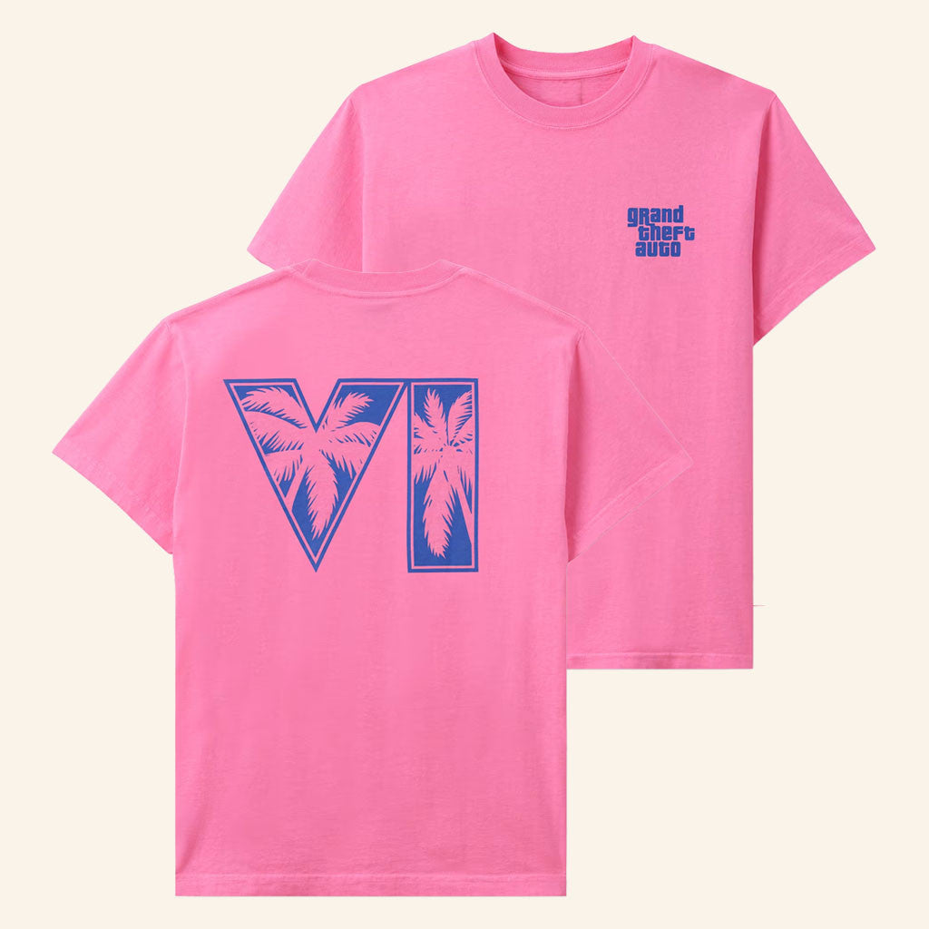 Rockstar Games Merch 2026 Grand Theft Auto VI Logo T-Shirt GTA 6 Merch Gaming Gift For Her