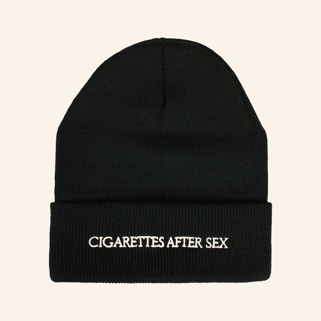 Cigarettes After Sex Merch 2026 Logo Beanie Black Cool Gift For Music Lover