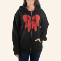 Gravity Falls Merch 2026 Robbie's Zip Hoodie Disney Merch Gift For Cartoon Fans