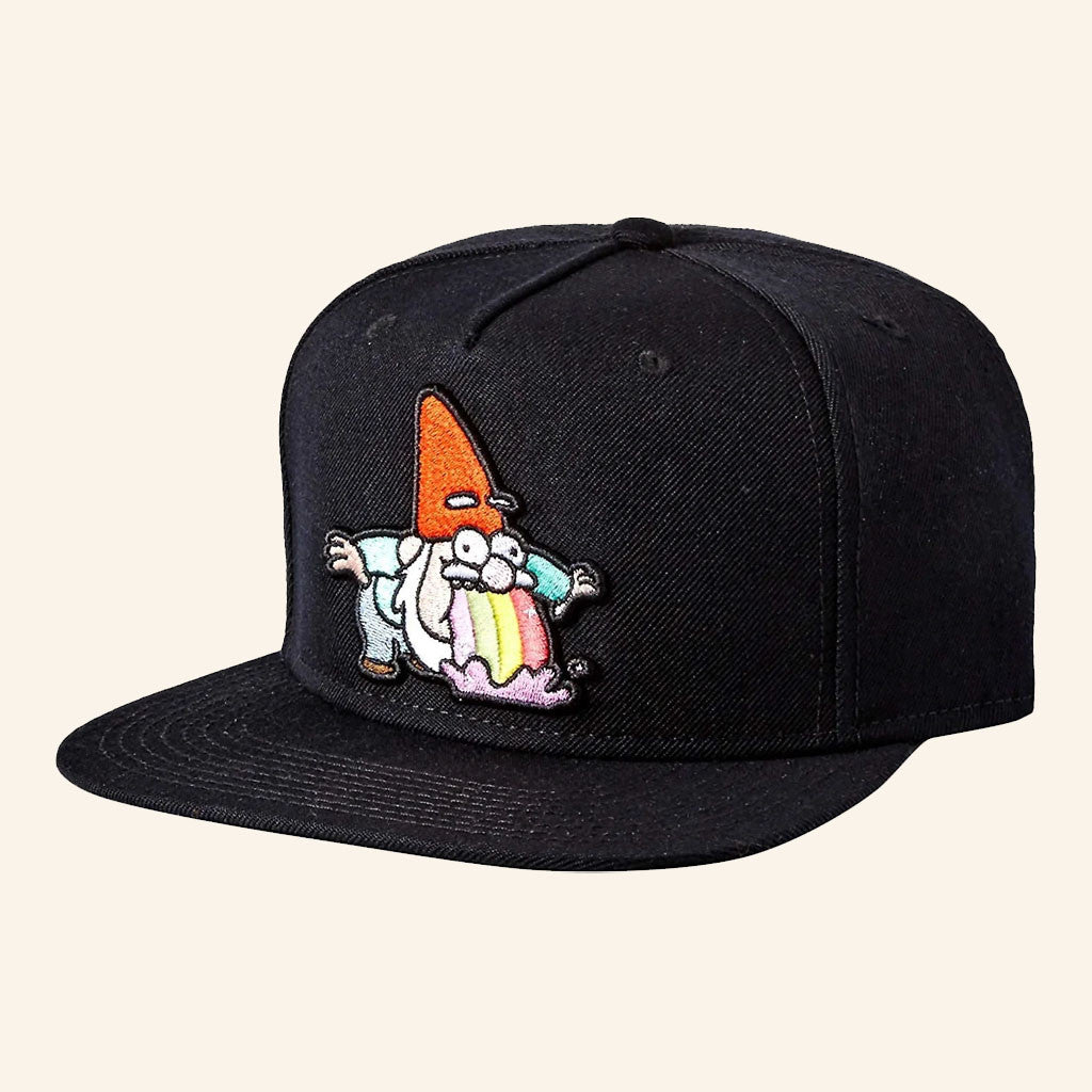 Gravity Falls Merch 2026 Barfing Gnome Snapback Hat Gift For Cartoon Fans