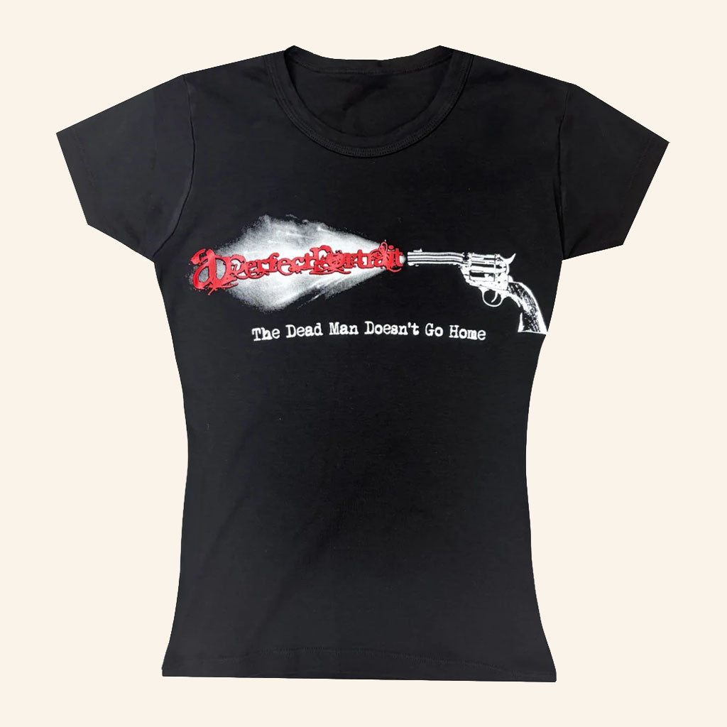 Piled Flesh Merch 2026 Aperfectportrait Deadman Baby Tee The Dead Man Doesn't Go Home Shirt