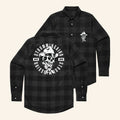 Strummingbird Festival Merch 2026 Skull 26 Strummingbird Flanno Long Sleeve Button Up Shirt