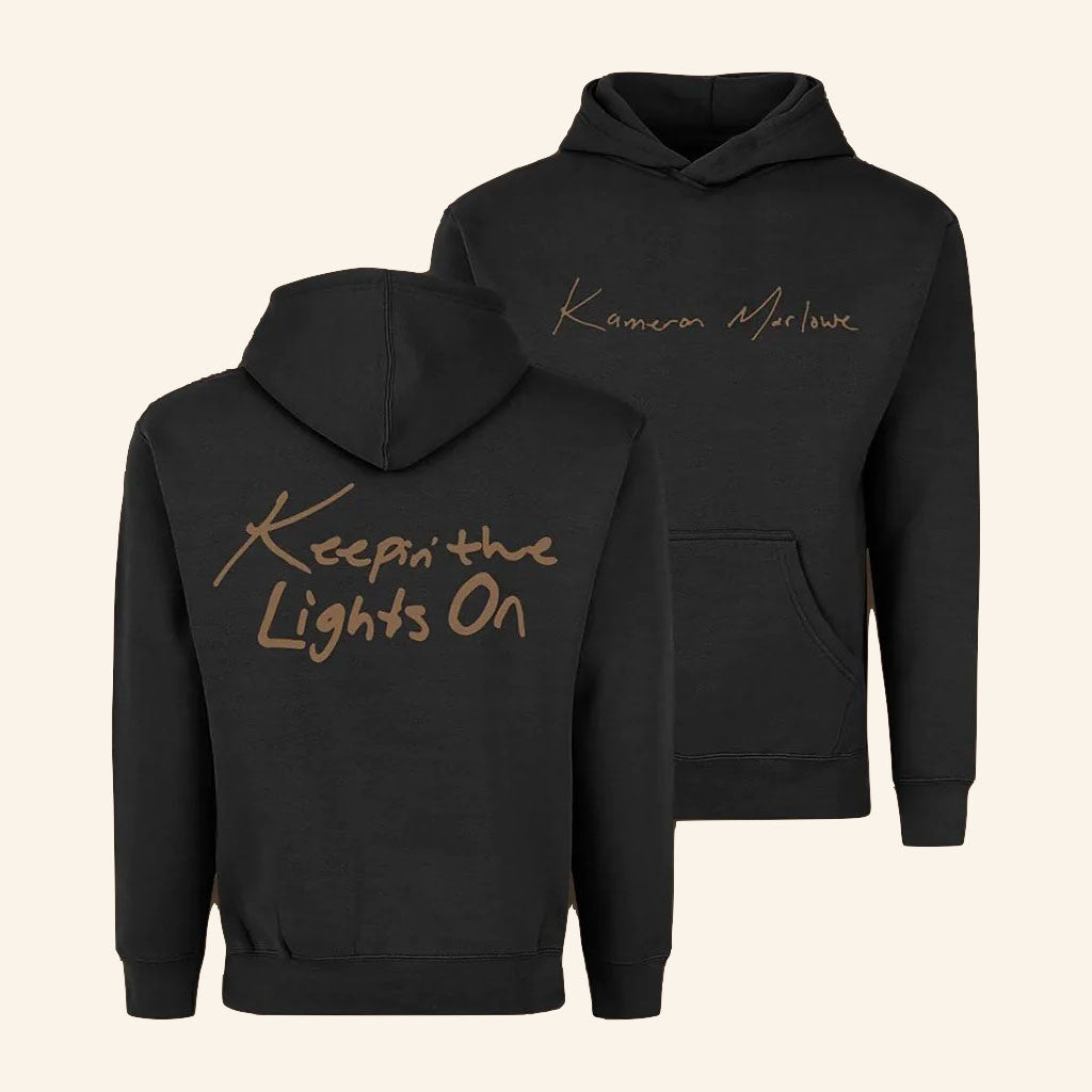 Kameron Marlowe Merch 2026 Keepin The Lights On Hoodie Gifts For Music Fans