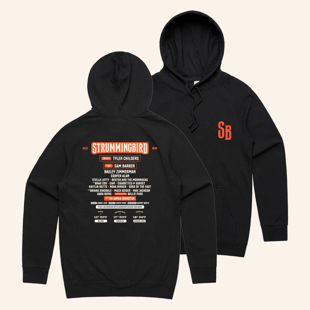 Strummingbird Festival Merch 2026 Tour Hoodie Birthday Gifts For Music Lovers