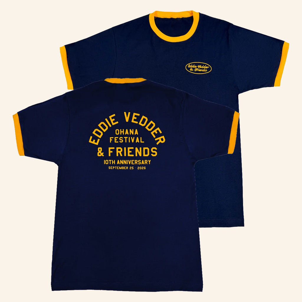 Eddie Vedder Merch 2026 Eddie Vedder And Friends Moto Club T-Shirt 10th Anniversary Gifts