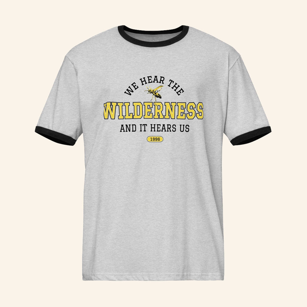 Yellowjackets Merch 2026 Yellowjackets Ringer T-Shirt We Hear The Wilderness Shirt BFF Gifts