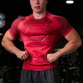 Superman Compression T-Shirt Men's Gym Workout Athletic Fitness Shirt Gifts For Superhero Fans