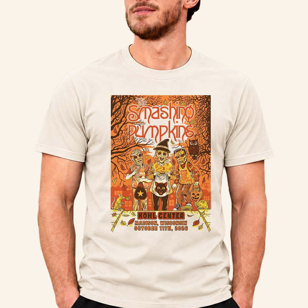 The Smashing Pumpkins Madison WI Event Poster Shirt 2026 Smashing Pumpkins Merch Halloween Gift