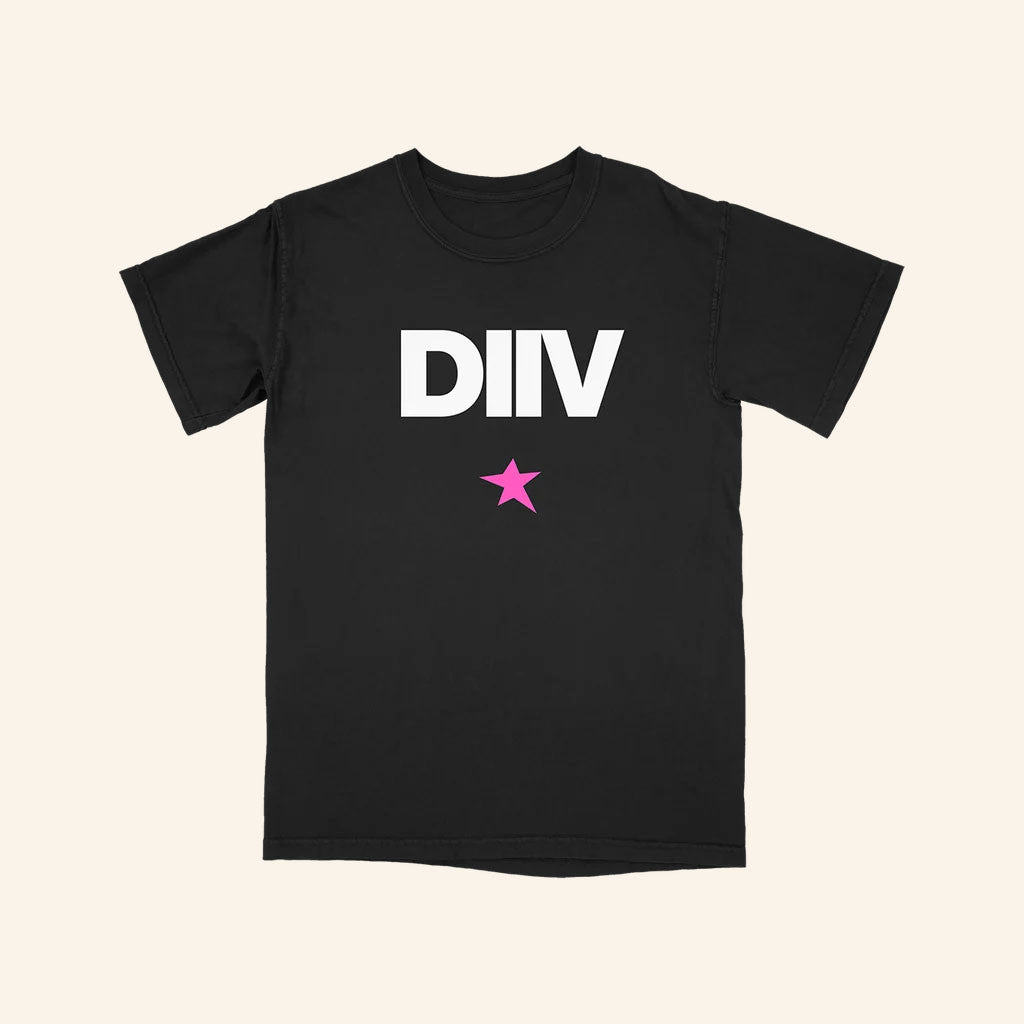 Hello Merch 2026 DIIV Pink Star T-Shirt Gifts For Best Friends
