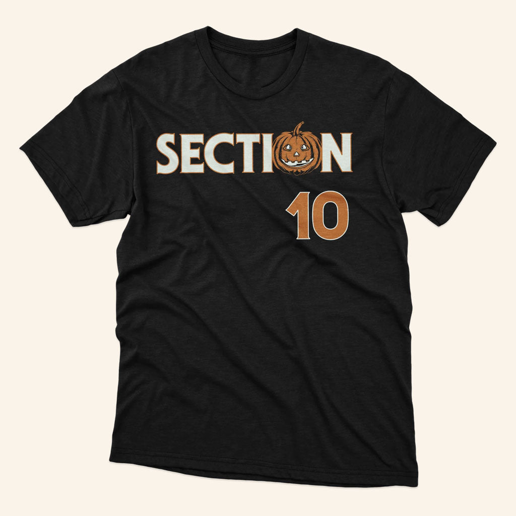 Section 10 Merch 2026 Pumpkin T-Shirt Section 10 Podcast Shirt Halloween Gifts