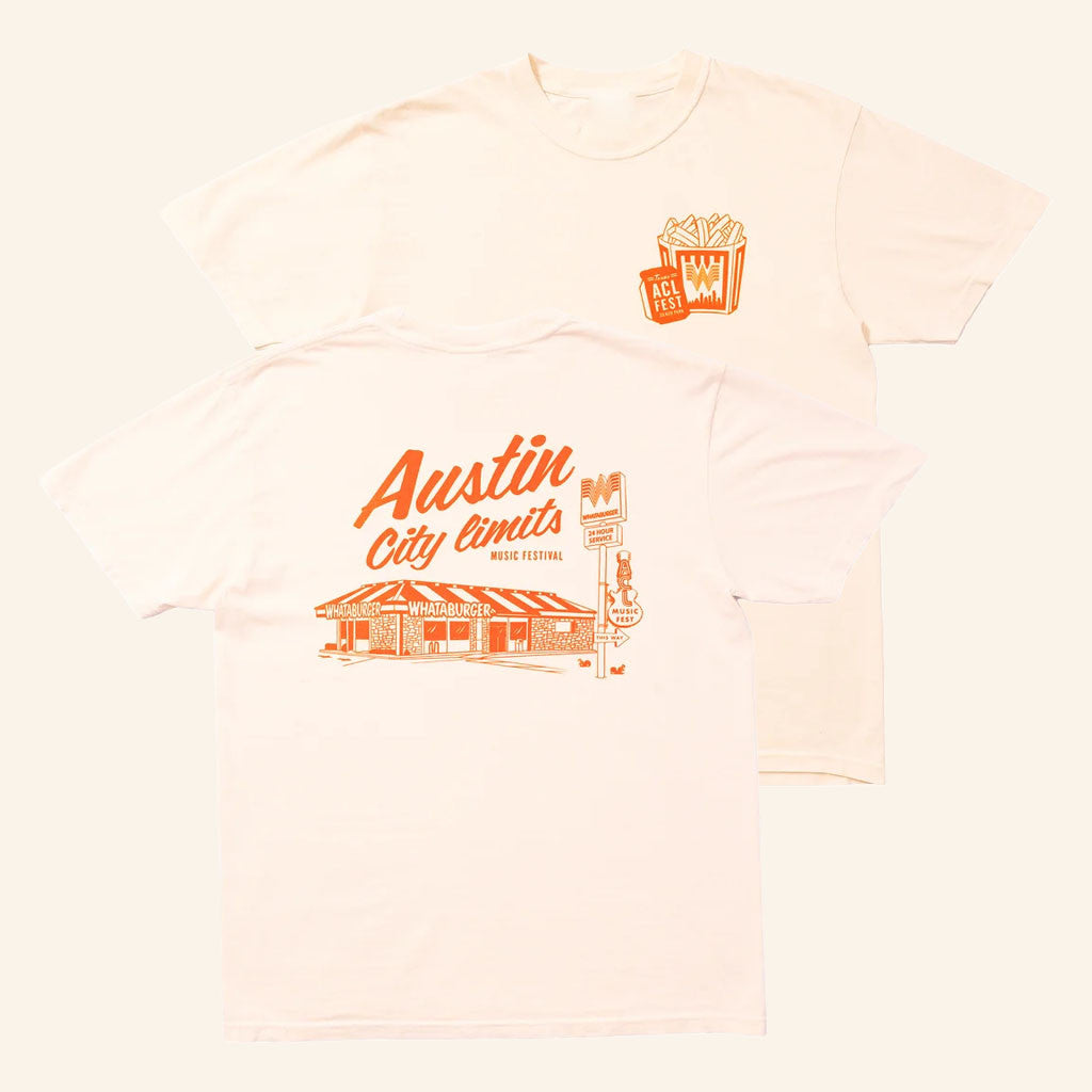 Whataburger x ACL Fest Merch 2026 Whataburger x ACL Fest Building T-Shirt Gifts For BFF