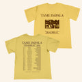 Tame Impala Merch 2026 US Tour Deadbeat Tour Photo T-Shirt Gifts For Fans