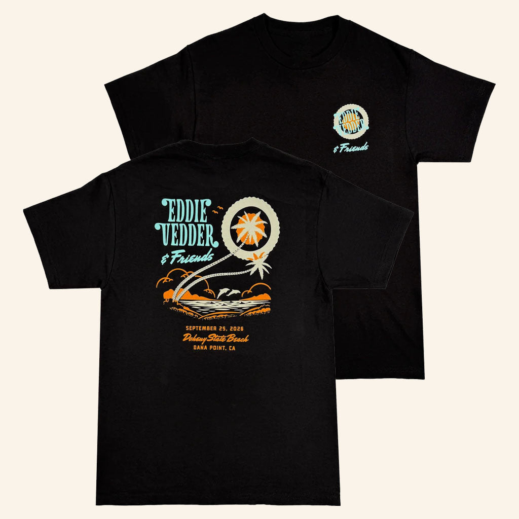 Eddie Vedder Merch 2026 Eddie Vedder And Friends Mod Sun T-Shirt Gifts For BFF