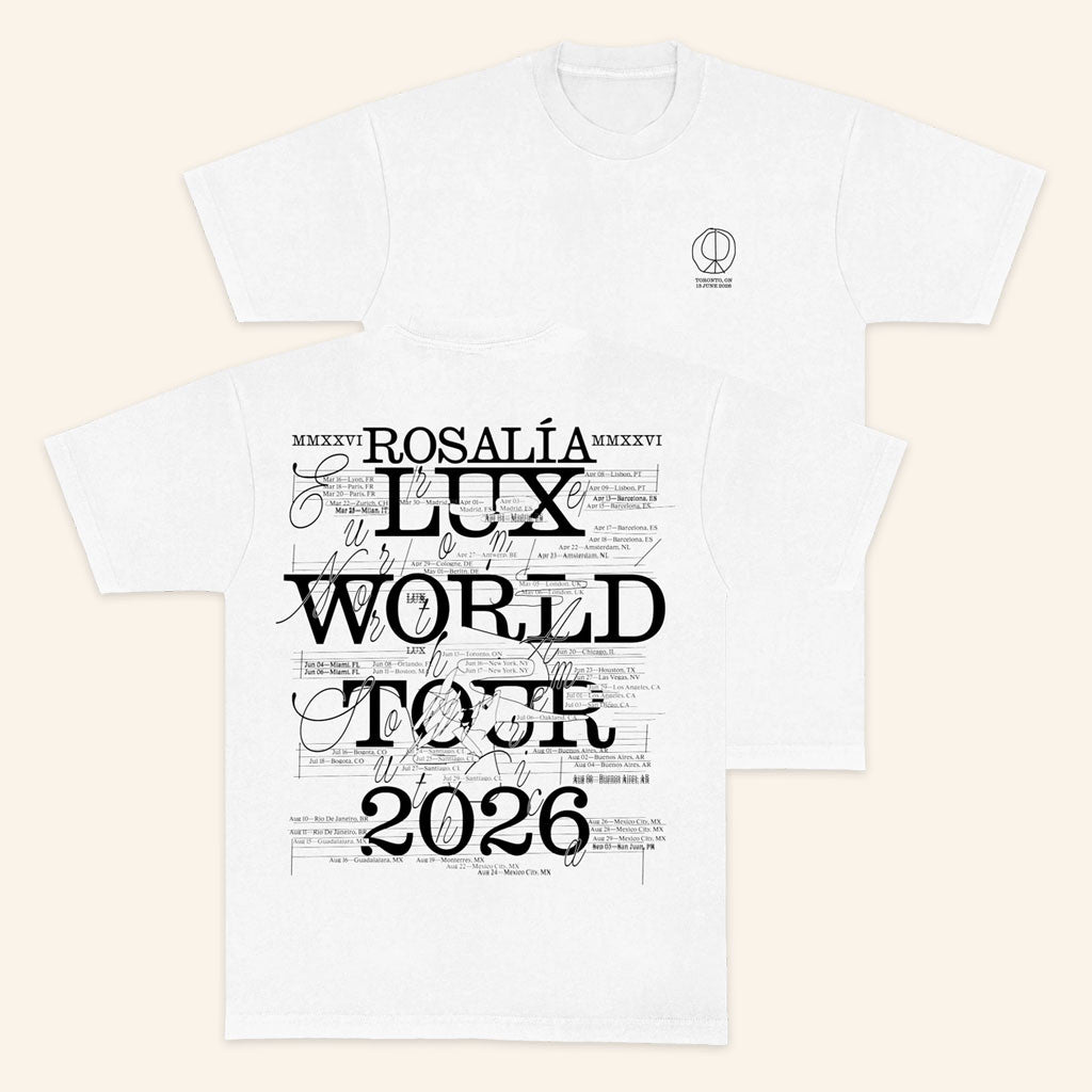 Rosalia Merch 2026 LUX World Tour Toronto Event T-Shirt Birthday Gift For Besties