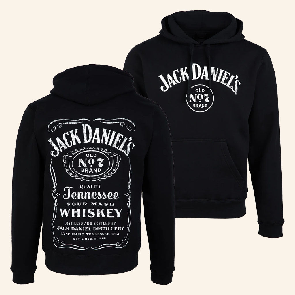 Jack Daniel's Merch 2026 Jack Daniel's Classic Hoodie Best Gifts For Whiskey Lovers
