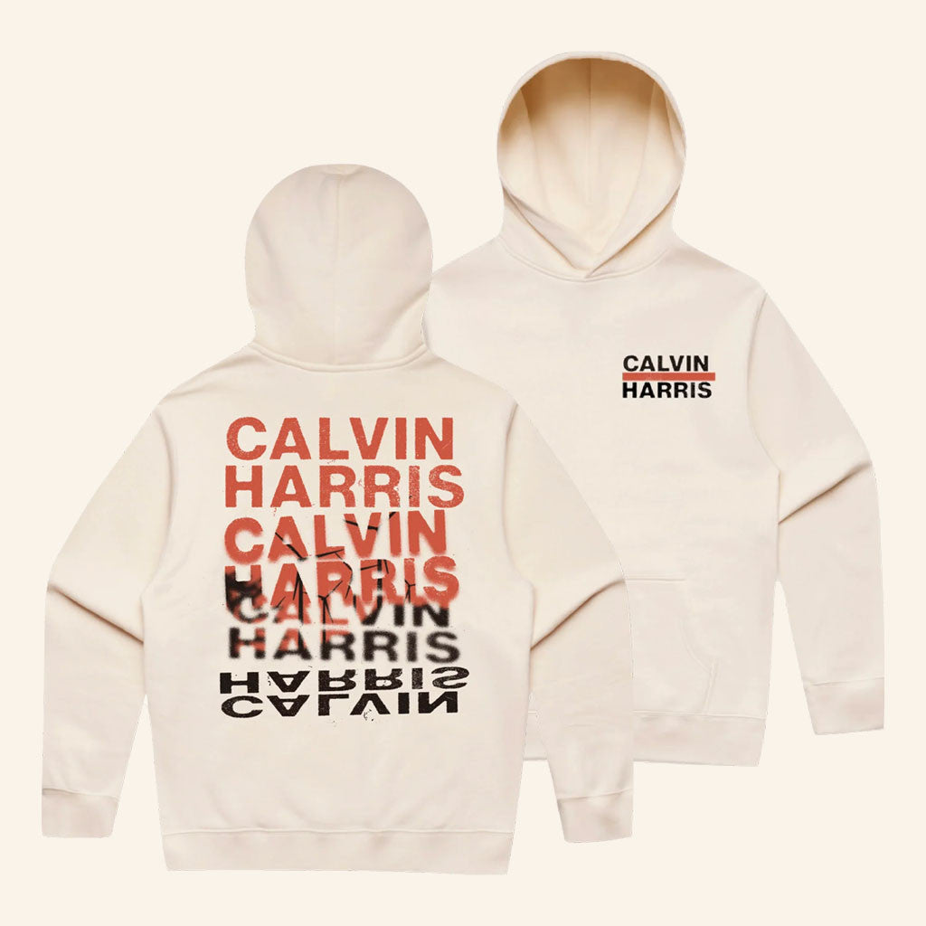 Calvin Harris Merch 2026 Stacked Logo Hoodie Calvin Harris Hoodie Present For DJ Fans