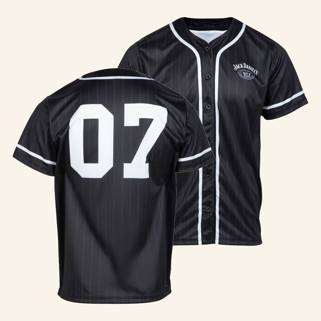 Jack Daniel's Merch 2026 Jack Daniel's Baseball Jersey No 7 Jersey Gift For Father