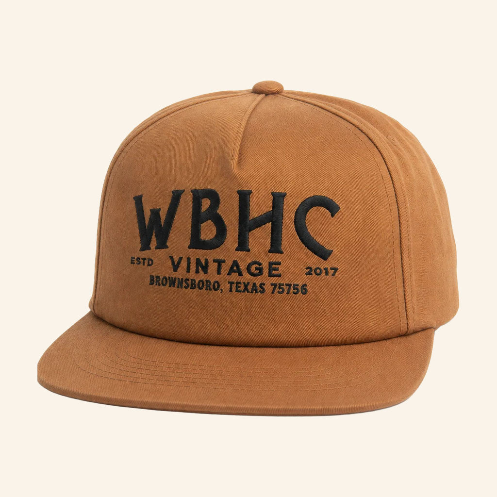Whiskey Bent Hat Co Merch 2026 WBHC Vintage Snapback Hat Embroidered Gift For Husband