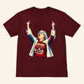 Aunt Sue Middle Finger Trump Rally T-Shirt Primus Shirt No Kings Anti Trump Clothing Gifts