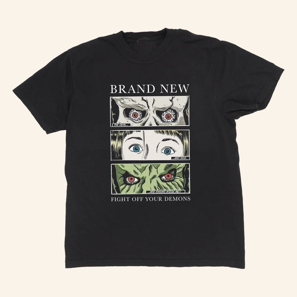 Brand New Band Merch 2026 Devil And God Comic T-Shirt Brand New Shirt Gift For Rock Fans