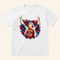 Aunt Sue Anti Trump Protest Shirt Middle Finger Woman Trump Rally Syracuse NY 2026 T-Shirt