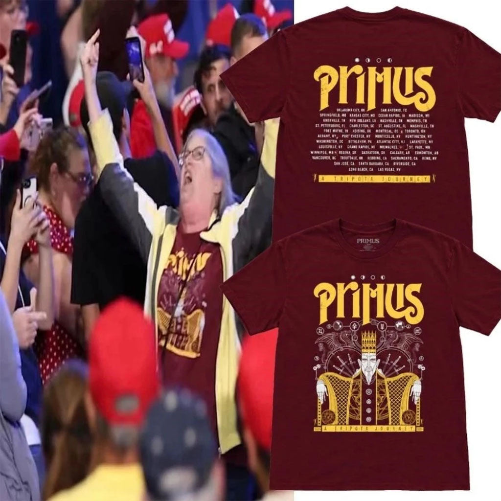 Primus Plays Rush Tribute To Kings Tour Shirt Primus Merch Gifts For A Rock Music Lover
