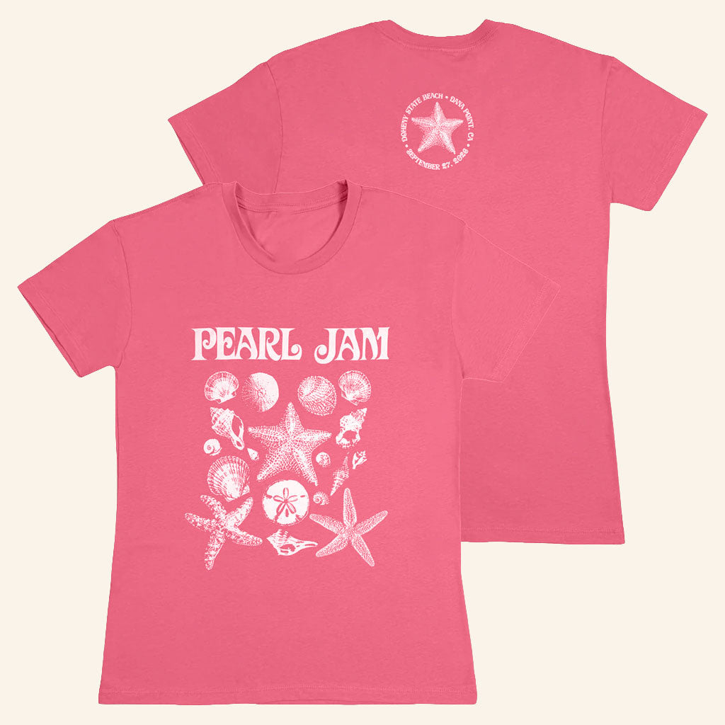 Pearl Jam Merch 2026 Pearl Jam Shells T-Shirt Birthday Gifts For Music Lovers