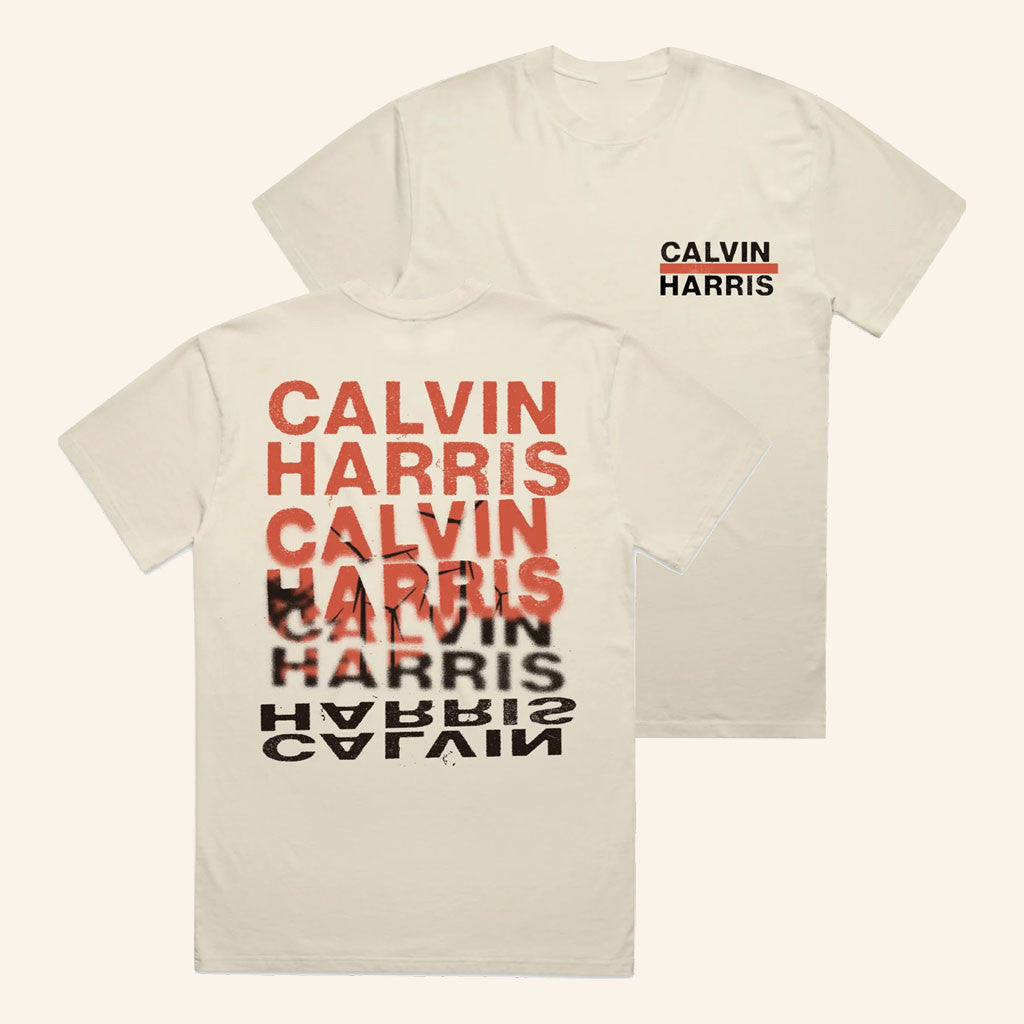 Calvin Harris Merch 2026 Stacked Logo T-Shirt Calvin Harris Shirt Best Gifts For DJ Fans
