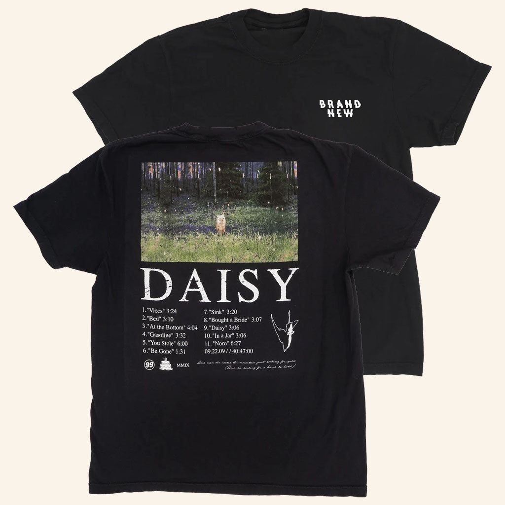 Brand New Band Merch 2026 Daisy T-Shirt Gift Ideas For Rock Lovers
