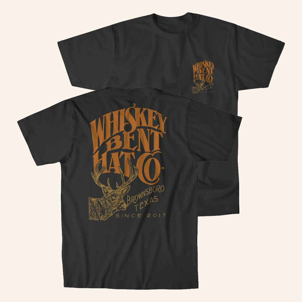 Whiskey Bent Hat Co Merch 2026 Buck T-Shirt Gift For Outdoorsmen'