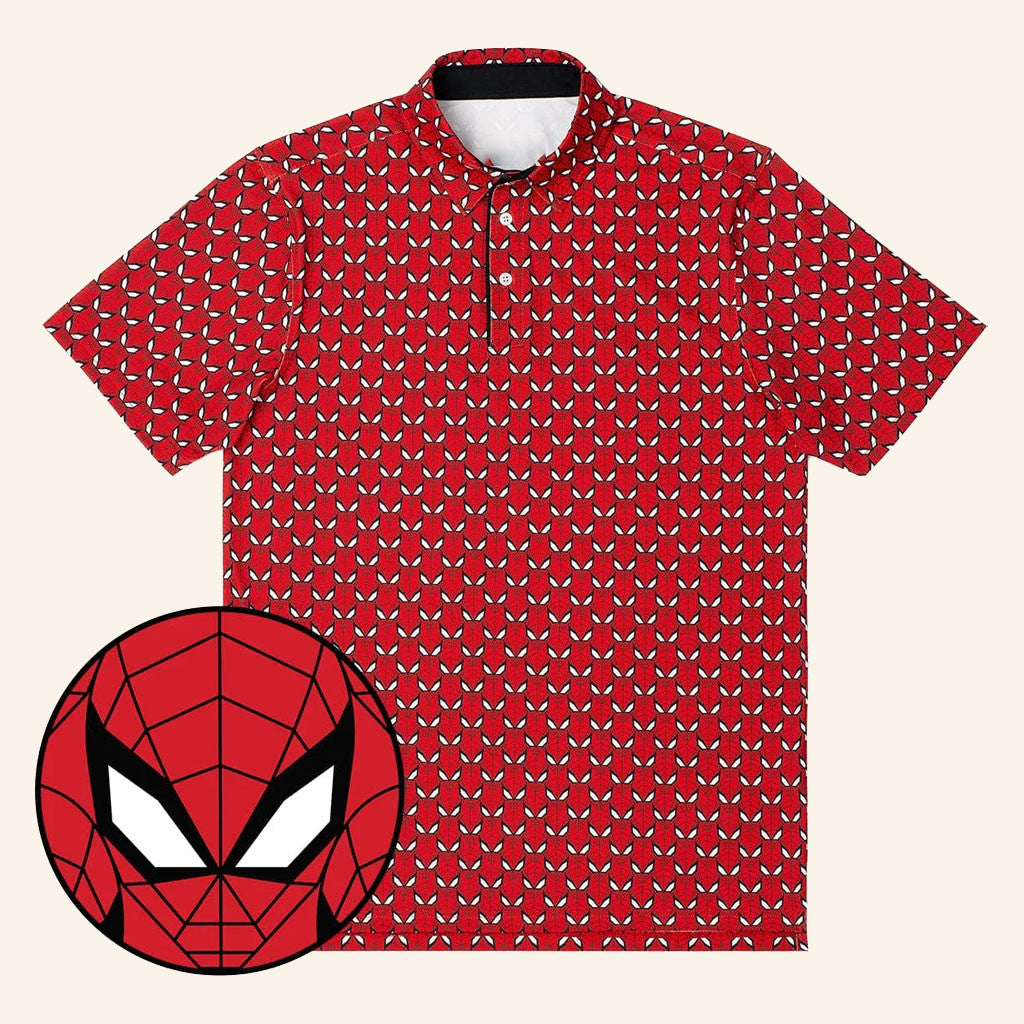 RSVLTS Merch 2026 Neighborhood Polo Shirt Spider-Man Merch Gift For Superhero Fans