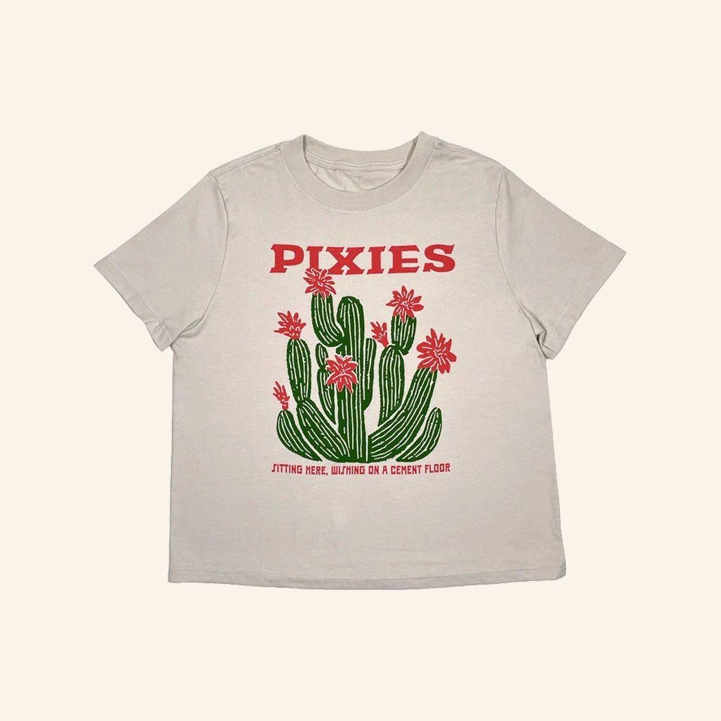 Pixies Merch 2026 Cactus Crop Top Cool Gifts For Music Lovers