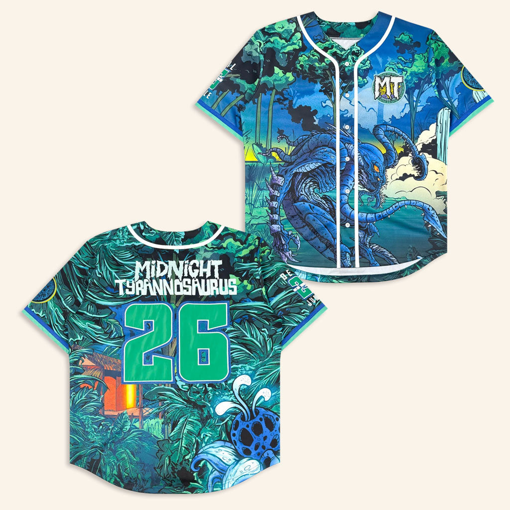 Midnight Tyrannosaurus Merch KT8 2026 Midnight T Devil In The Jungle Baseball Jersey Fan Gifts