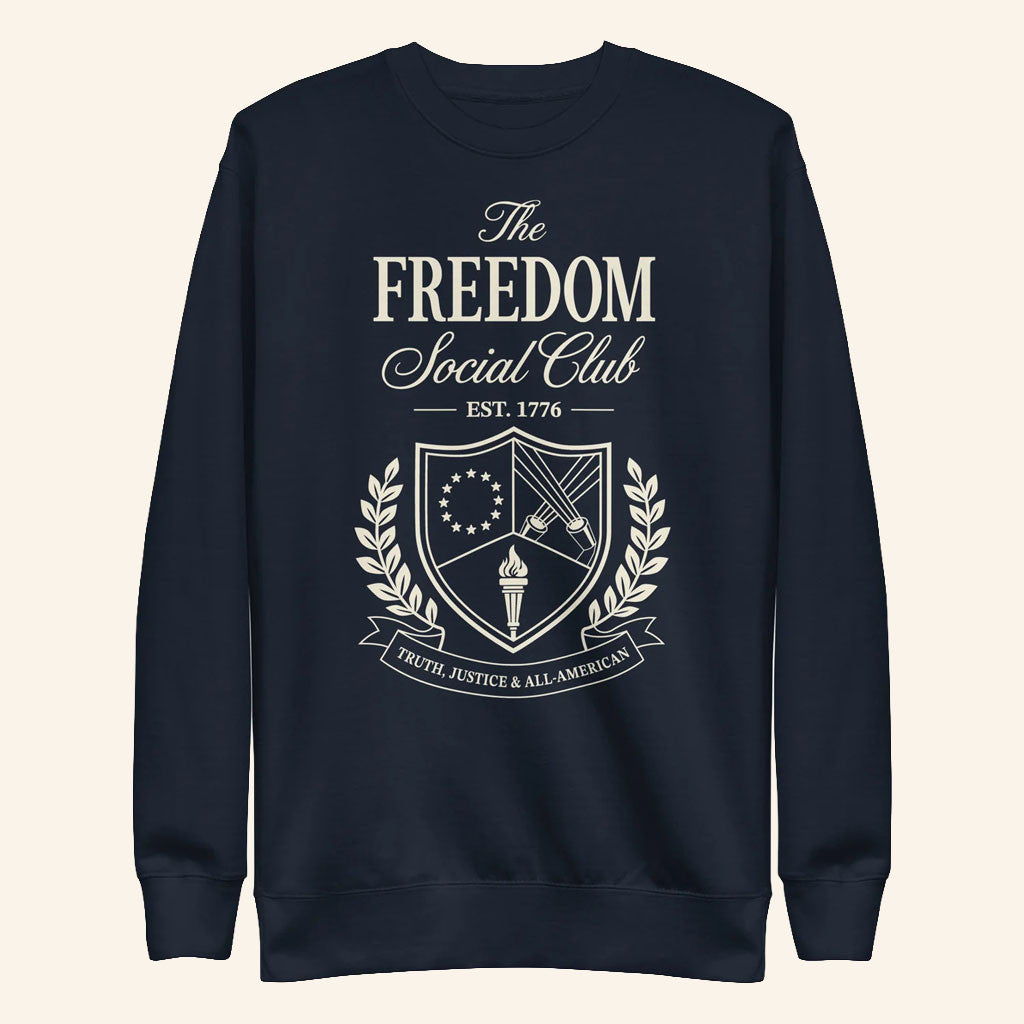 Fox News Merch 2026 The Freedom Social Club Sweatshirt Patriotic Gifts Ideas