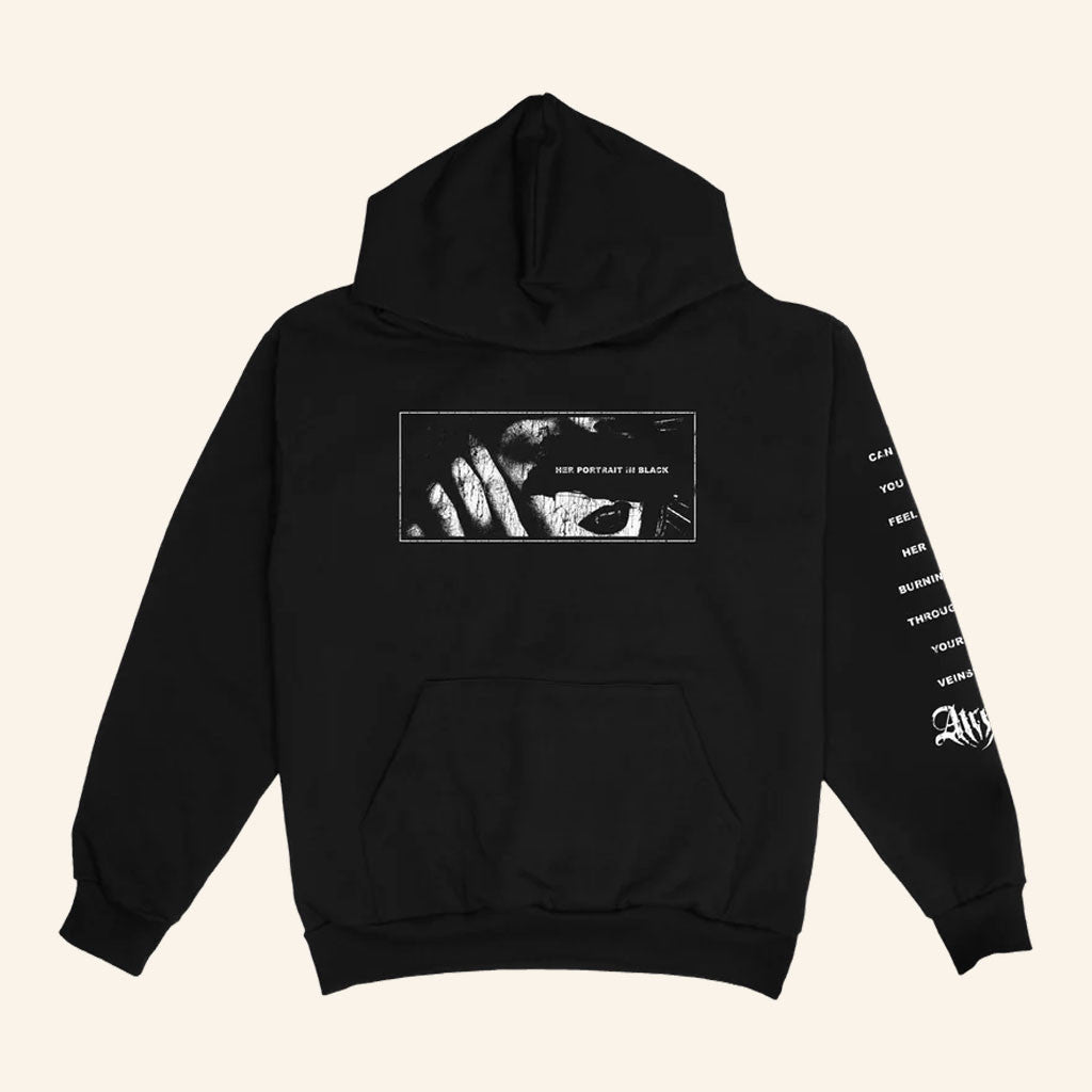 Atreyu Merch 2026 Her Portrait Hoodie Black Best Gifts For Rock Music Lovers