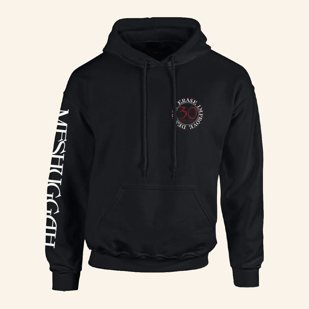 Meshuggah Merch 2026 DEI 30th Crest Hoodie Cool Gifts For Music Lovers