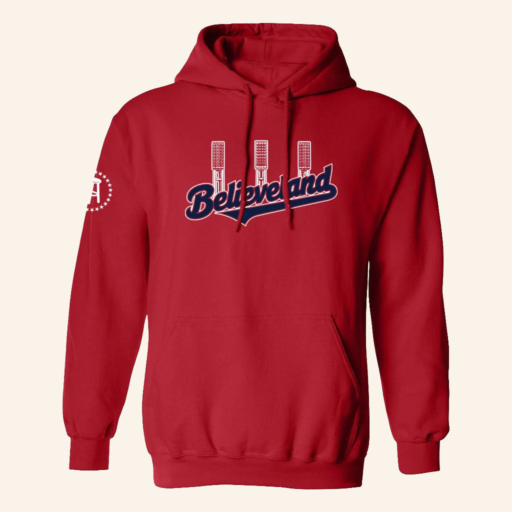 Believeland Hoodie Cleveland Guardians Merch Gift For Baseball Fans