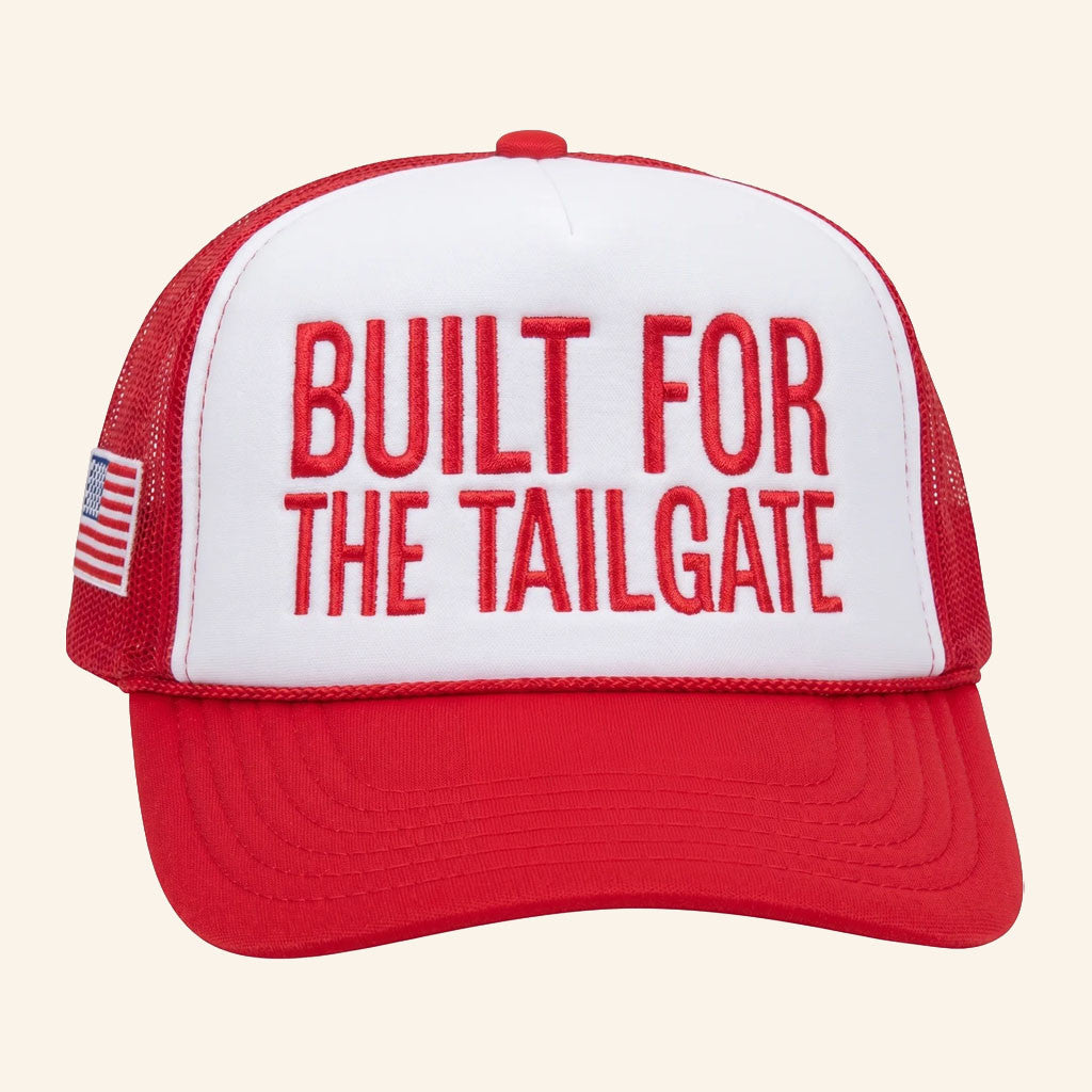 Fox News Merch 2026 OutKick Built For The Tailgate Trucker Hat Embroidered Gift For Friends