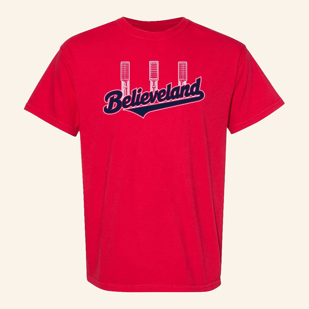Believeland T-Shirt Cleveland Guardians Merch Gifts Ideas For Baseball Lovers