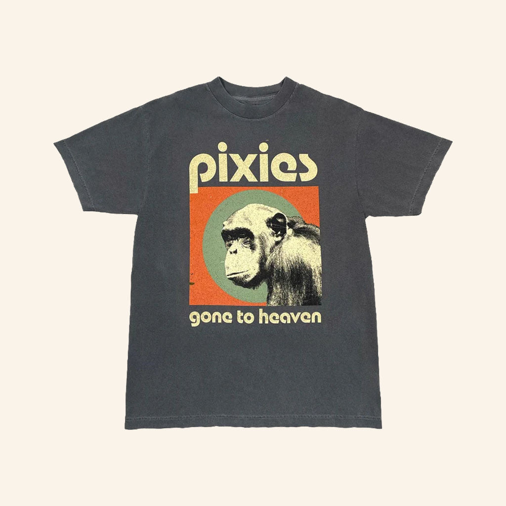 Pixies Merch 2026 Vintage Monkey T-Shirt Gone To Heaven Shirt Gift For Band Fans