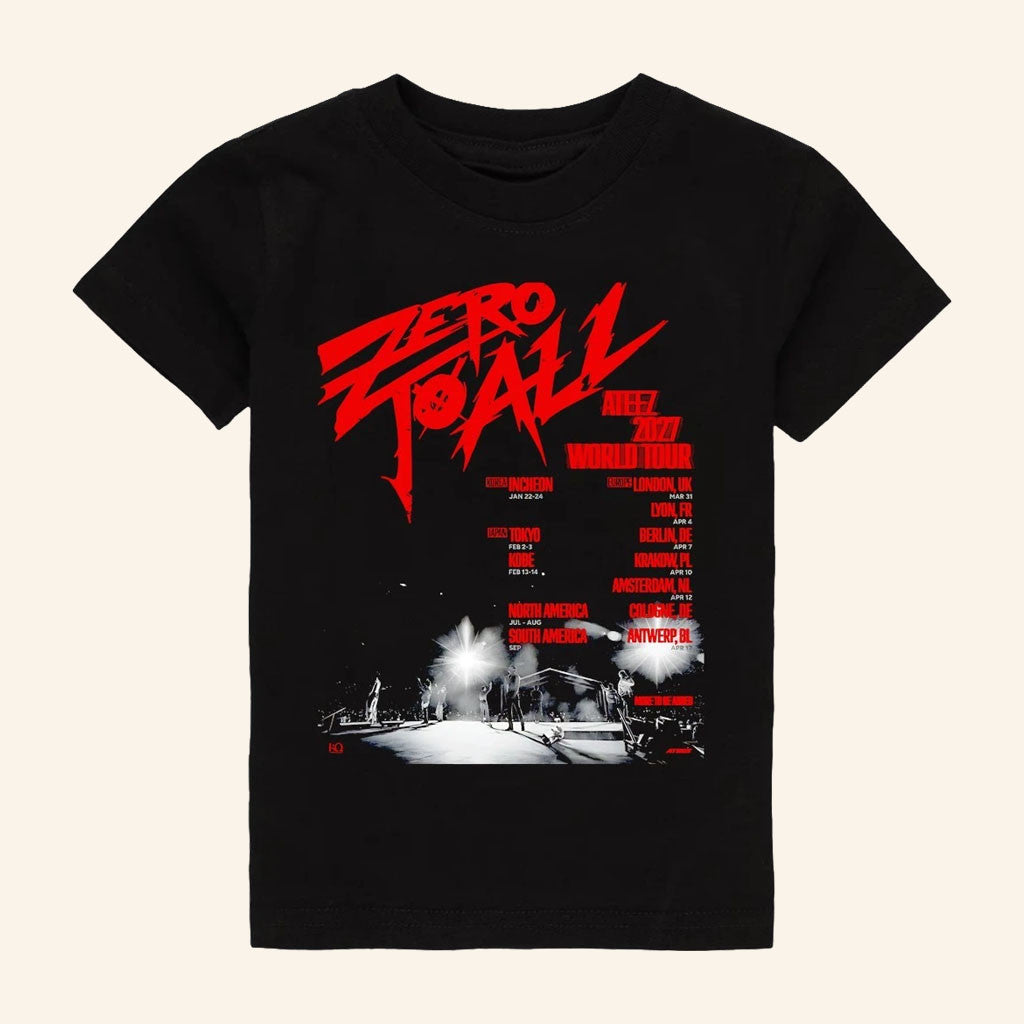Ateez Merch Ateez Zero To All 2027 World Tour Concert Schedule Shirt Kpop Birthday Presents