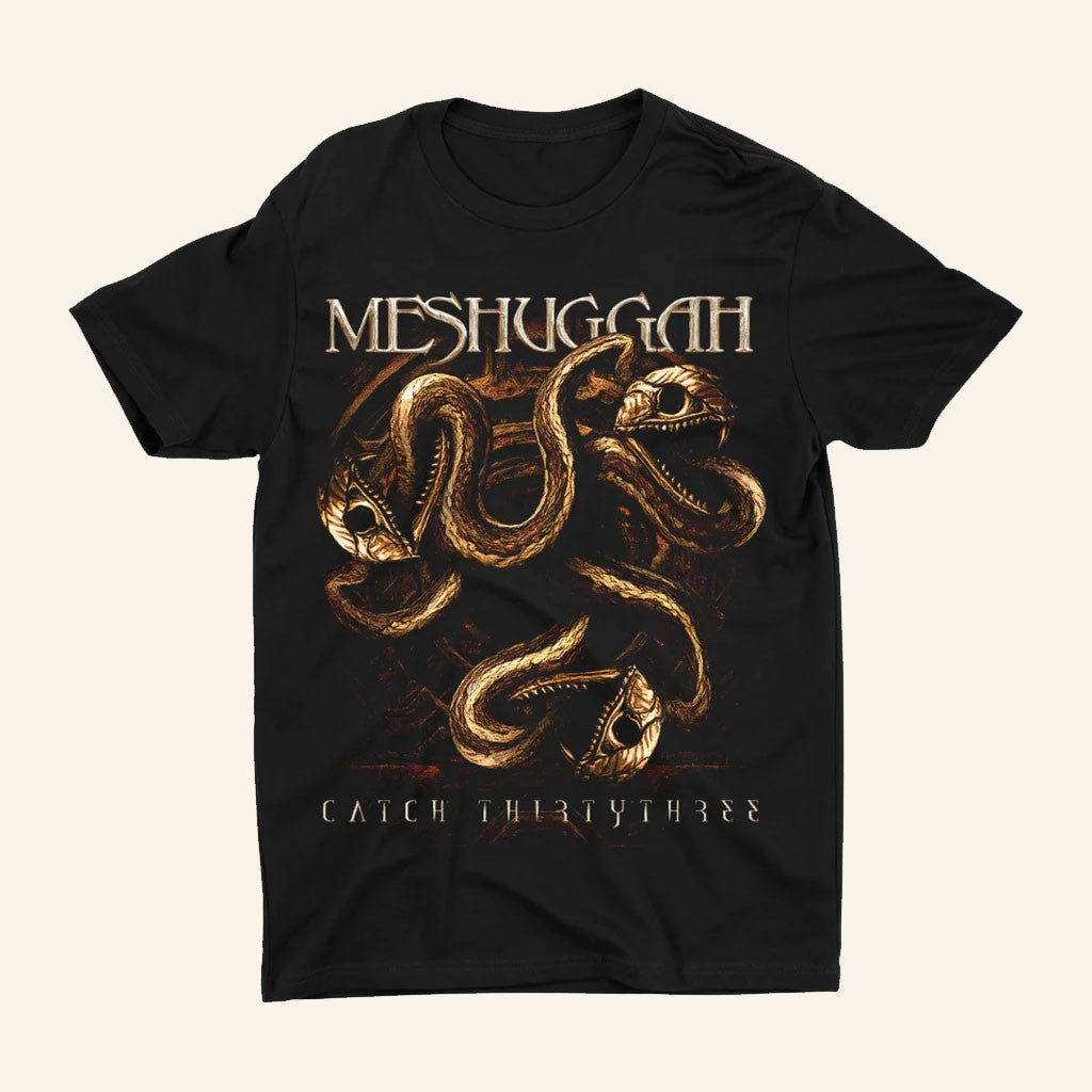 Meshuggah Merch 2026 Catch Thirtythree 20th T-Shirt Best Gifts For Music Lovers