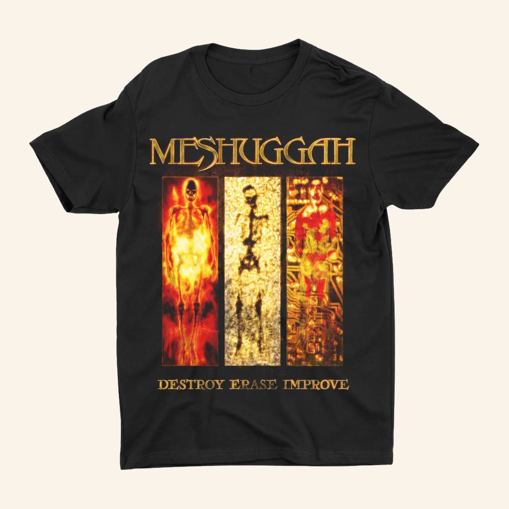 Meshuggah Merch 2026 Destroy Erase Improve 30th T-Shirt Present For Metal Band Fans