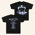 Westlife Merch 2026 Coast To Coast Shadow Tracklist T-Shirt Presents For Music Lovers