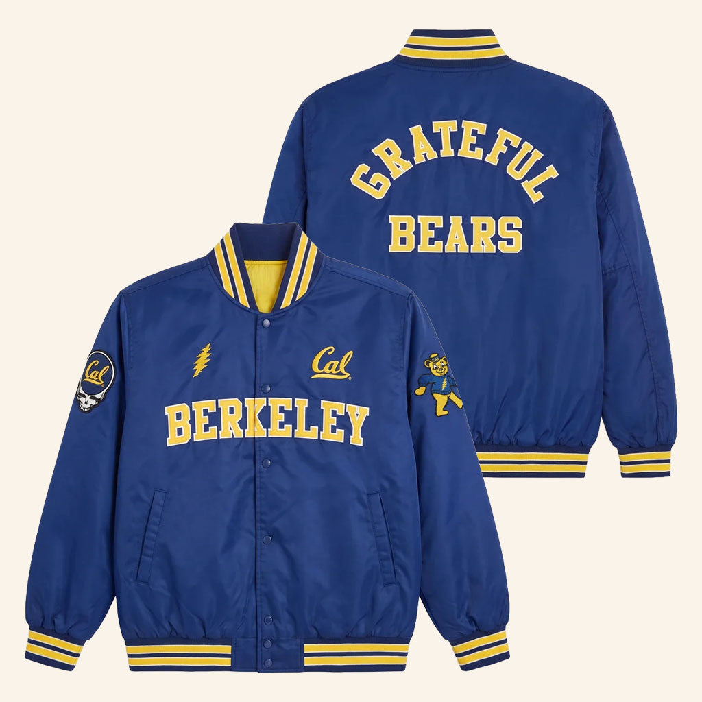 Grateful Dead X Cal Berkeley Grateful Bears Merch 2026 Cal Berkeley X Grateful Bears Jacket